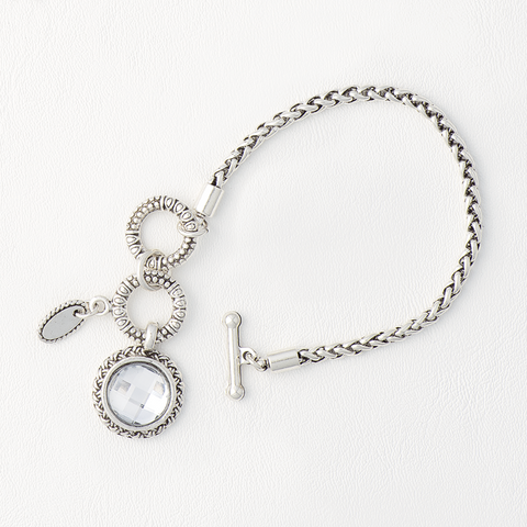 Link Bracelet Toggle Closer Acrylic Pendant